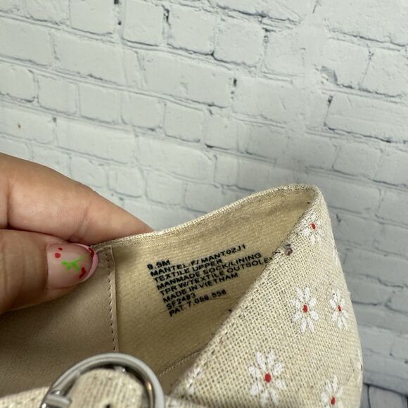 Maiden Platform Floral Fabric Women Size 9.5 Block Mary Jane Cottage Fairy Shoes - Picture 7 of 10